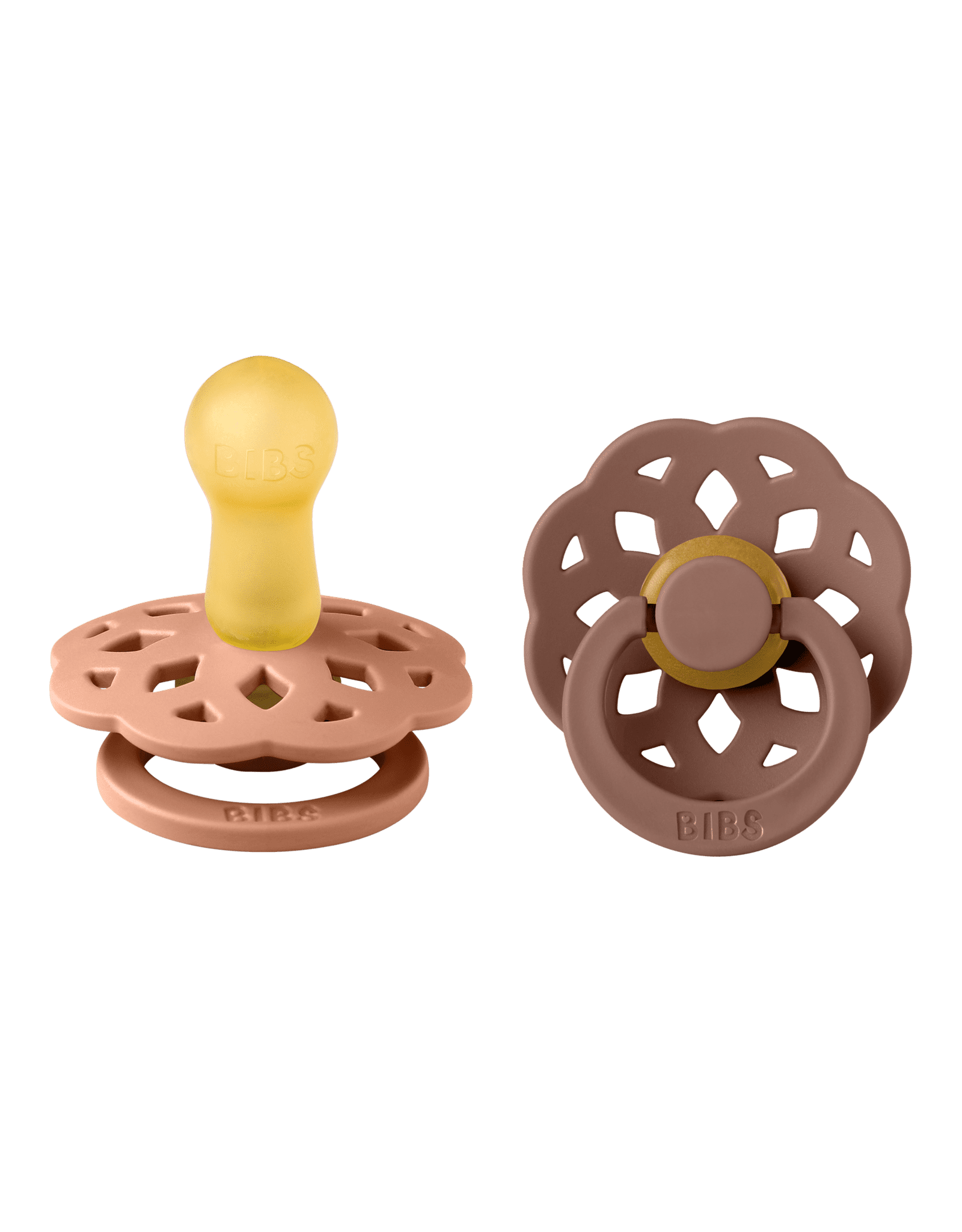 BIBS Boheme Speen Peach / Woodchuck 2 Pack LuLu Kids & Baby's